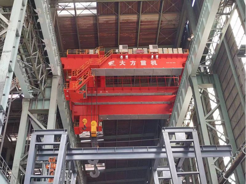 Baosteel Group --YZ160t Metallurgical Casting Crane