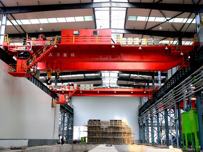 Qingdao Cast Iron Special Steel -- QDY125t Metallurgical Double Beam Crane