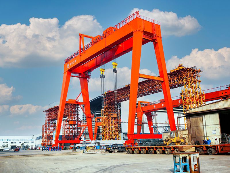 China Railway Baoqiao - ME400+400t double trolley gantry crane