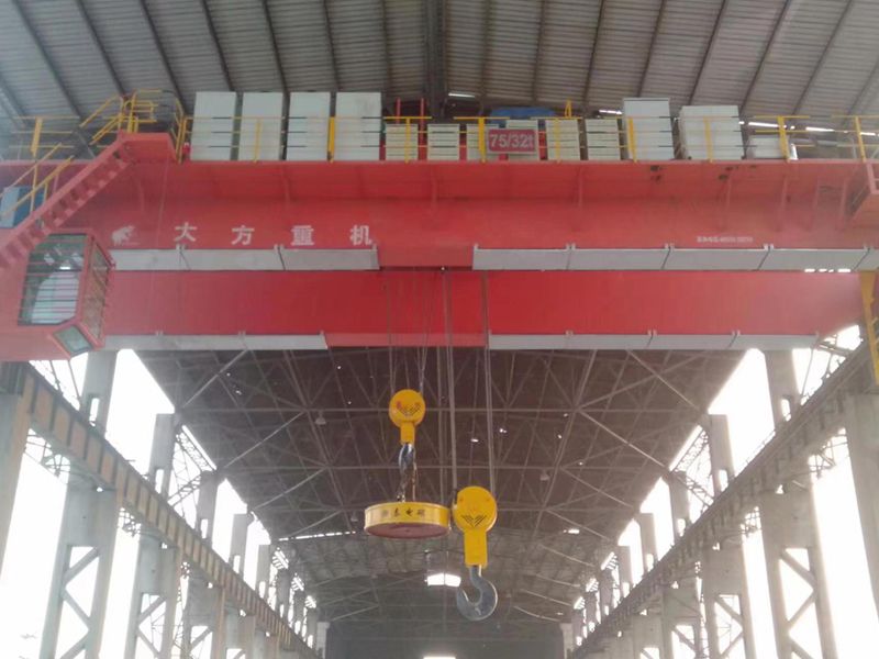 QA75-32t hook electromagnetic dual purpose crane